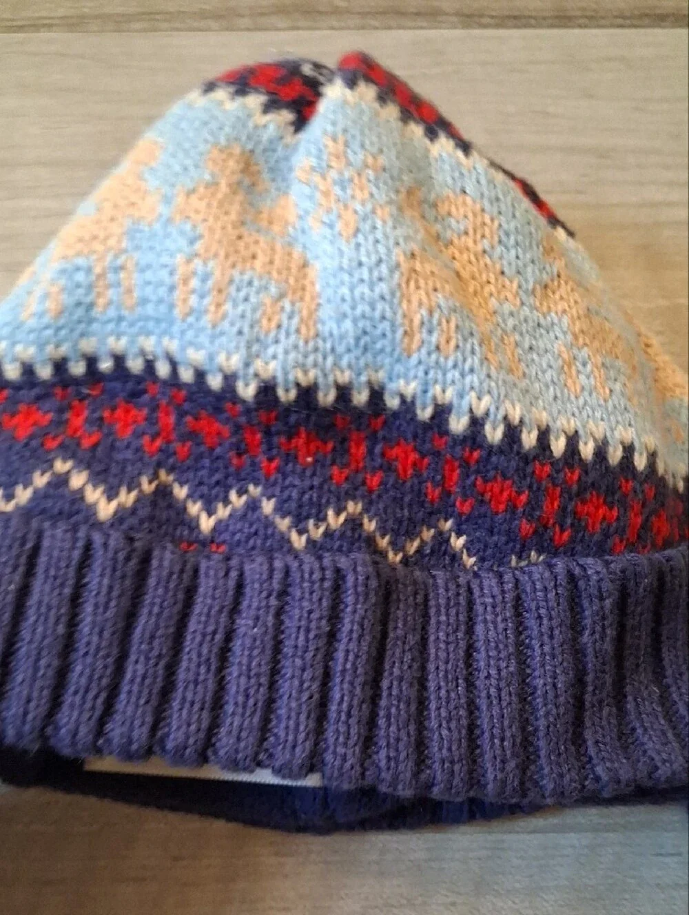 Gymboree Vintage Knit Earflap Hat Size 6-12 Months (M)